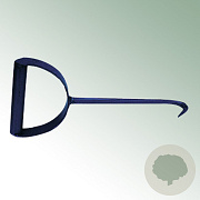 Strohaak geel metalen heft 75cm 65370003