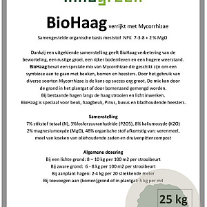 BioHaag + Mycorrhizae en zeewier Innogreen 25kg