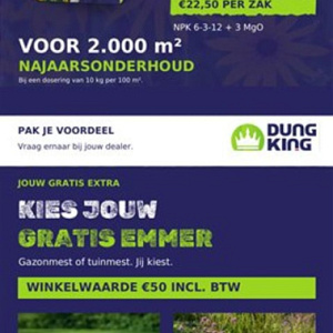 Border najaarmest dungking NPK6-3-10+3 MGO/20kg
