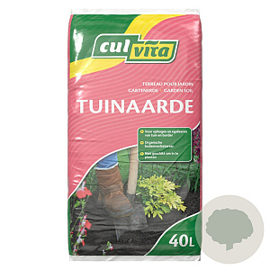Culvita bemeste tuinaarde 40l-70stuks per kunstofpa