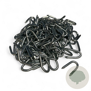 krammen - verzinkt - 1.8x15mm - 80 gram 