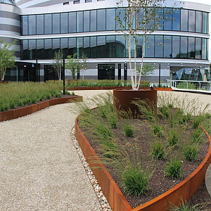 SmartEdge buitenhoek CS250BU 25 cm 11.5 breedte in cm 1.5 mm stuk corten