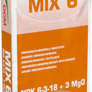 DCM Mix 6 (minigran®) najaarsmeststof 25kg 36 zak per pallet