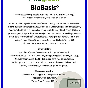 BioBasis + micro organismen Innogreen 25kg