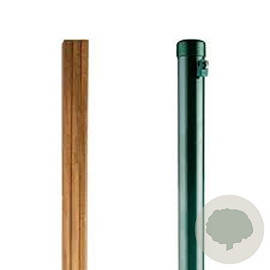 Hardhouten paal Mobilane 59X59X305