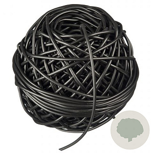 Bindbuis 180 meter / zwart