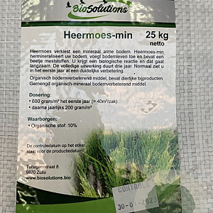 Heermoes min 25 kg