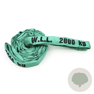 Rondstrop 2 ton gecertificeerd werklengte 1,5 mtr g