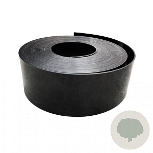 Grasrand  15 cm 4 mm 25 meter rol zwart