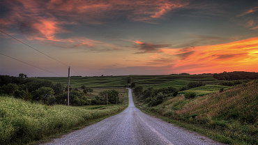 sunset somewhere in iowa by vath. sok 2