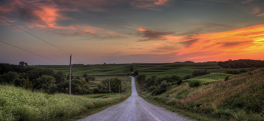 sunset somewhere in iowa by vath. sok 2